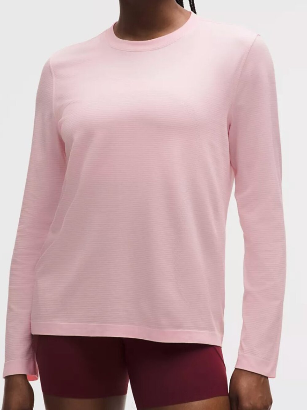 Lululemon Light Pink Long Sleeve Shirt- loose fit